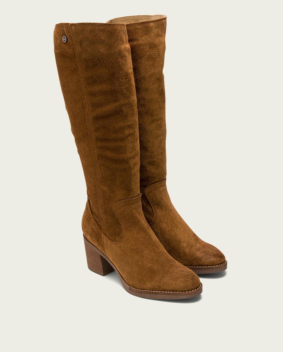 porronet BOTAS DE TACÓN CUERO CON CREMALLERA NORA Ventas relámpago