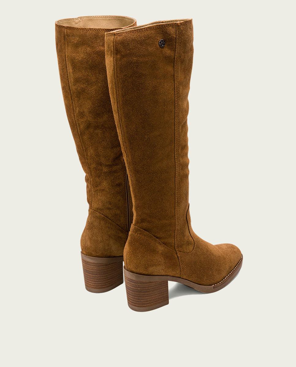 porronet BOTAS DE TACÓN CUERO CON CREMALLERA NORA Ventas relámpago