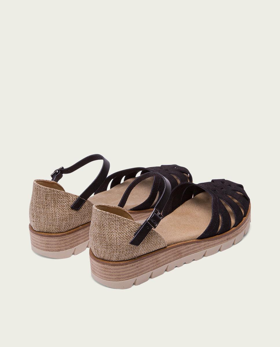 porronet SANDALIA DE SERRAJE NEGRO BIANCA Ofertas