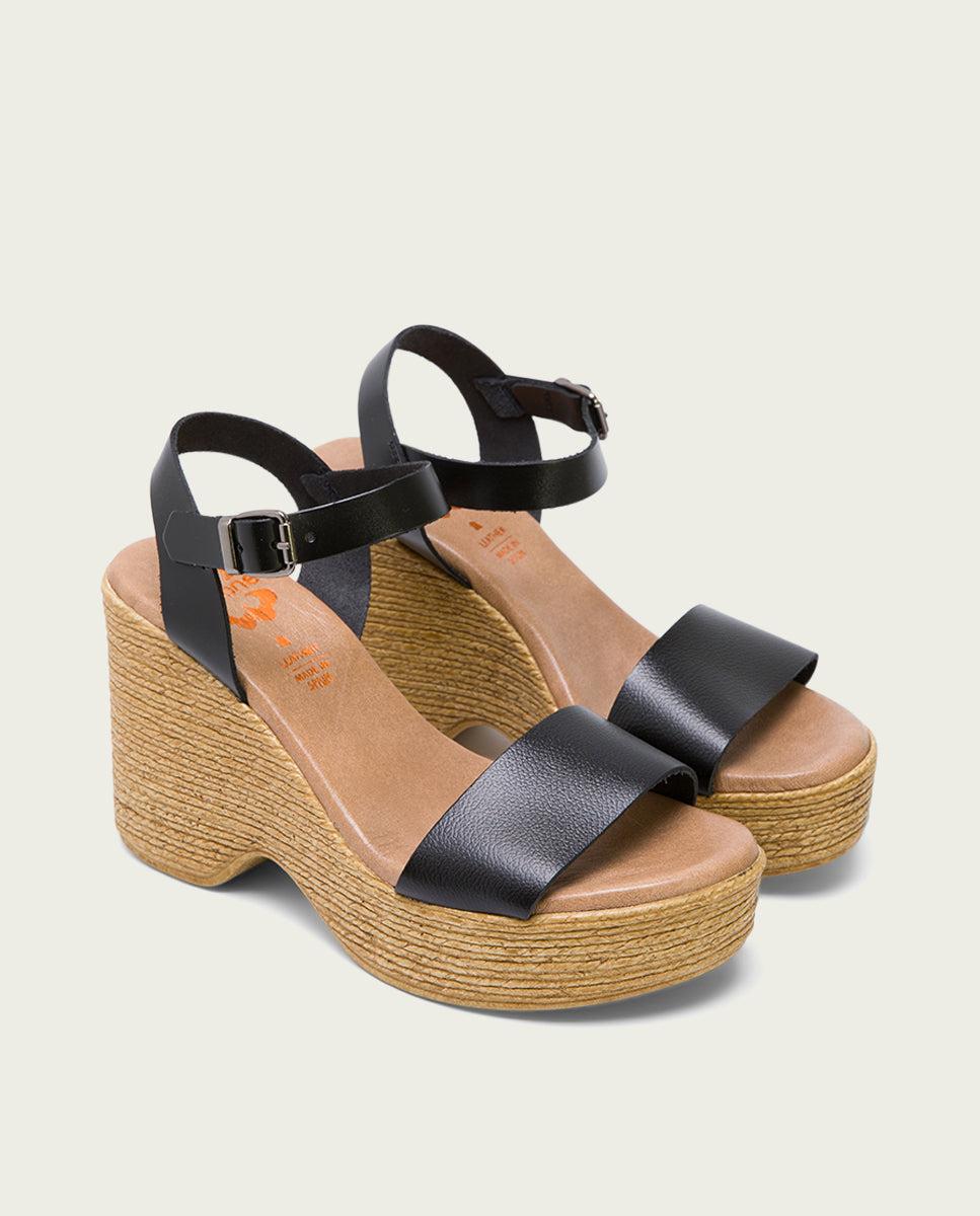 porronet SANDALIA TACON ALTO NEGRO MICHELE Descuento