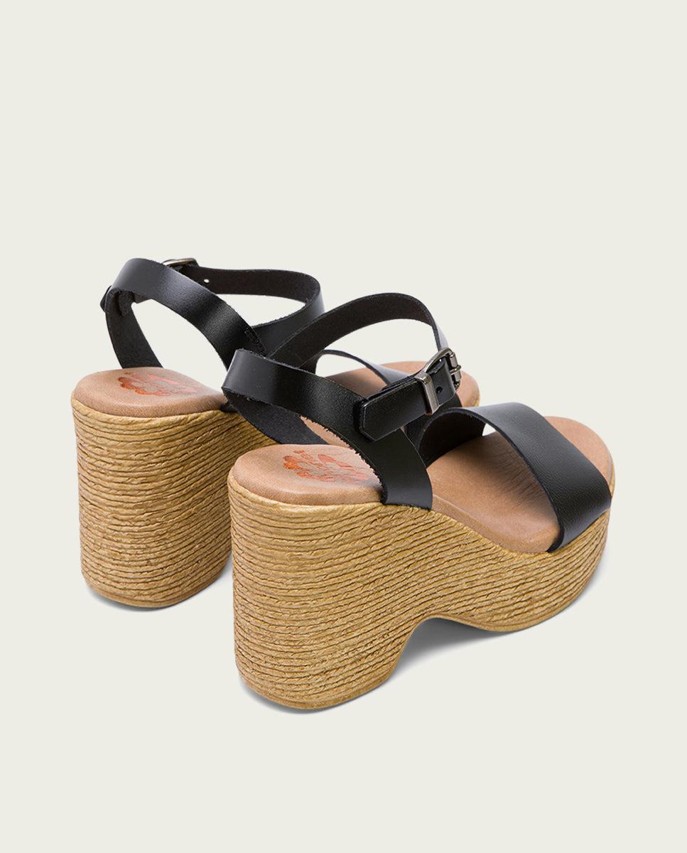 porronet SANDALIA TACON ALTO NEGRO MICHELE Descuento