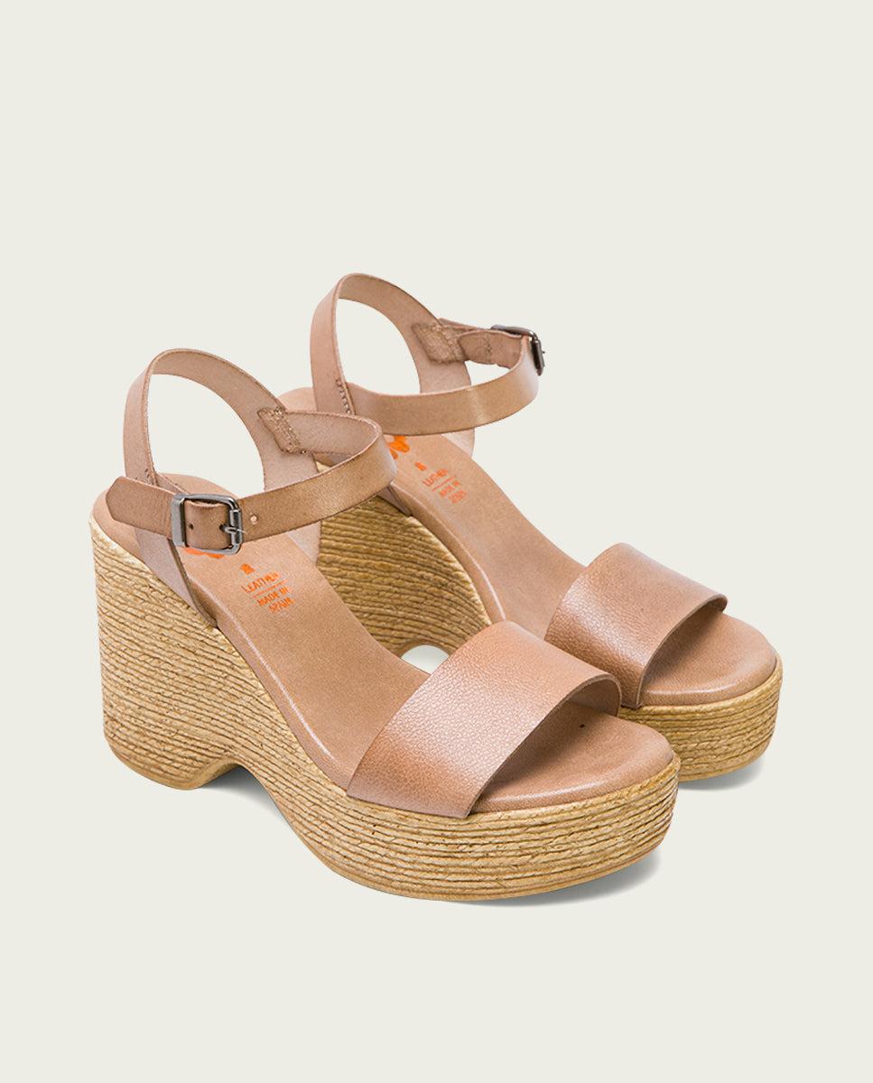 porronet SANDALIA TACON ALTO TAUPE MICHELE Tienda