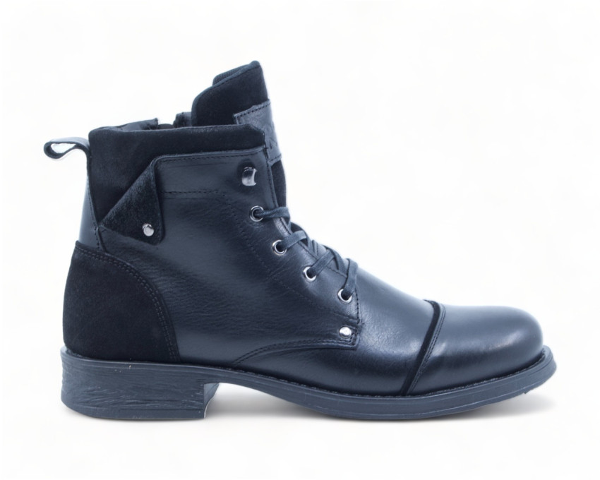 raquel perez Bota Texas Negro Hombre