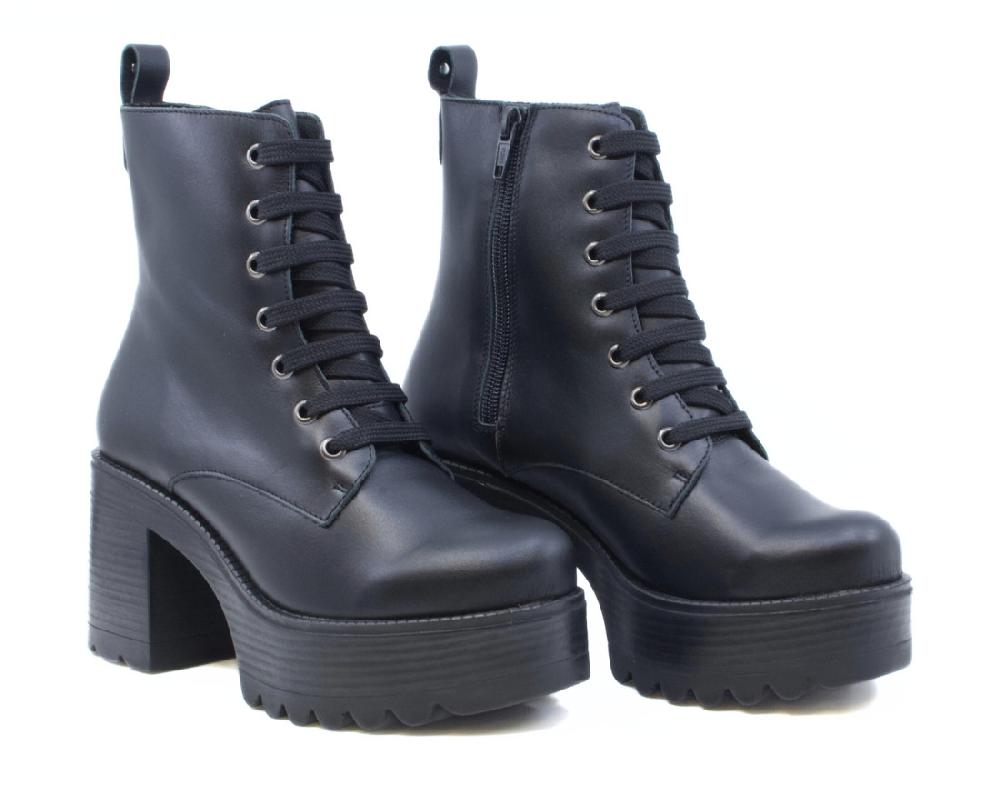 raquel perez Bota Johannesburgo Negro Mujer Tienda
