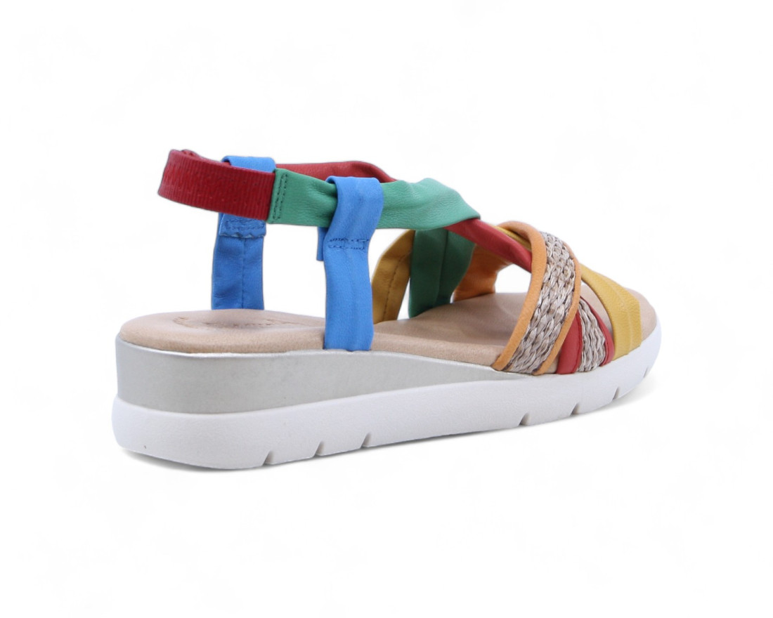 raquel perez Sandalia Casiopea Multicolor Mujer Venta caliente