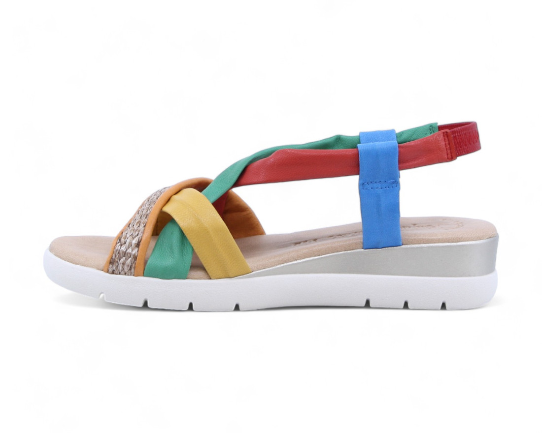 raquel perez Sandalia Casiopea Multicolor Mujer Venta caliente