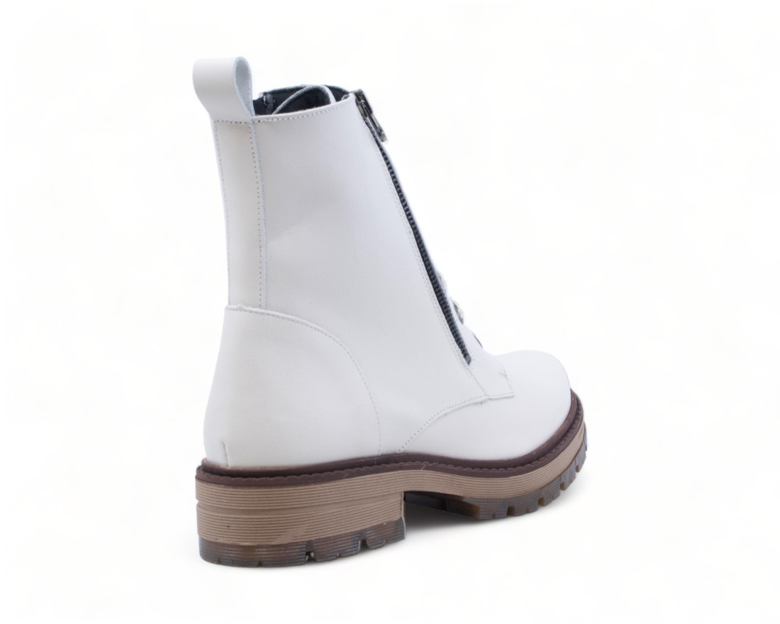 raquel perez Bota Militar Hanoi 23 Beige Mujer Ventas relámpago
