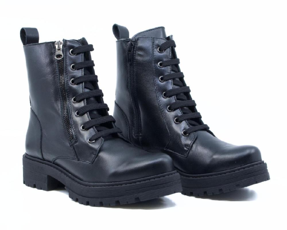 raquel perez Bota Militar Hanoi 23 Negro Mujer Tienda
