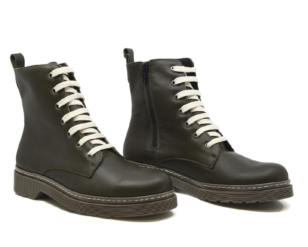 raquel perez Bota Militar Asti Kaki Mujer Rebajas top