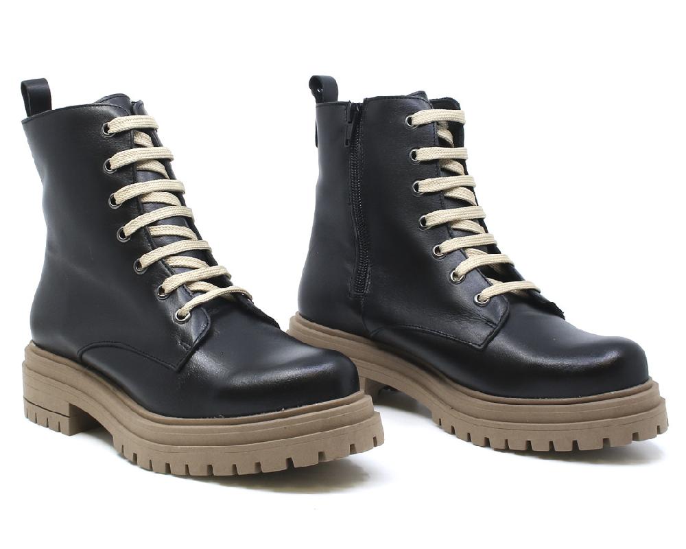 raquel perez Bota Militar Bolonia Negro Mujer Envío gratis
