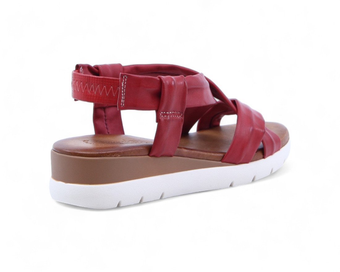 raquel perez Sandalia Carbon 02 Rojo Mujer Rebajas online