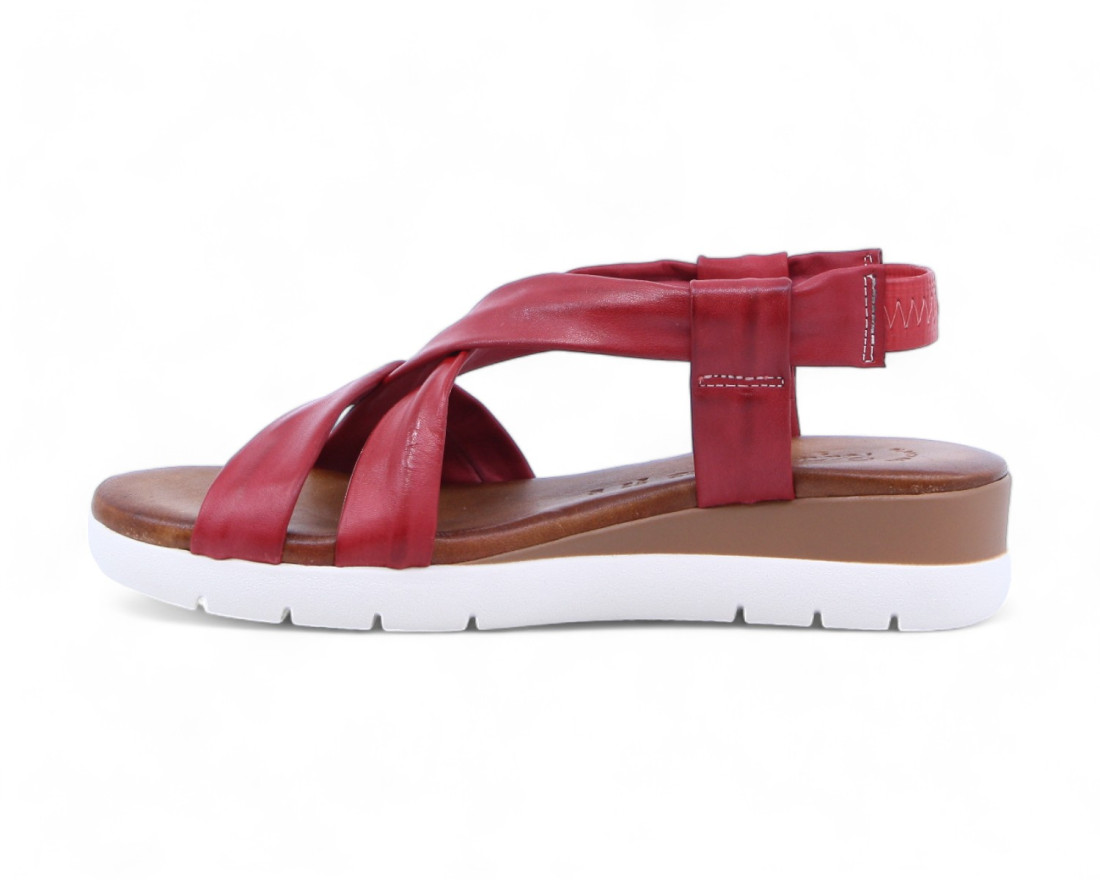 raquel perez Sandalia Carbon 02 Rojo Mujer Rebajas online