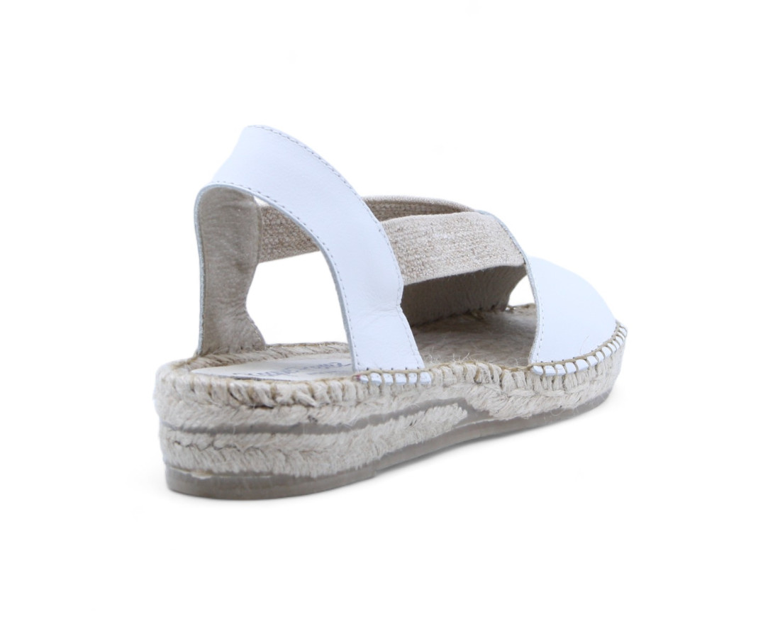 raquel perez Sandalia Esparto Camerun Blanco Mujer Ofertas
