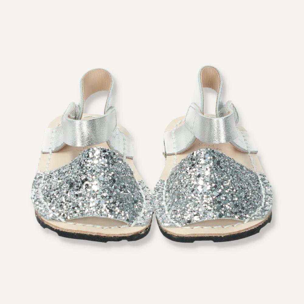 Ria Menorca Menorquina Minimalista Respetuosa Glitter Plata En oferta