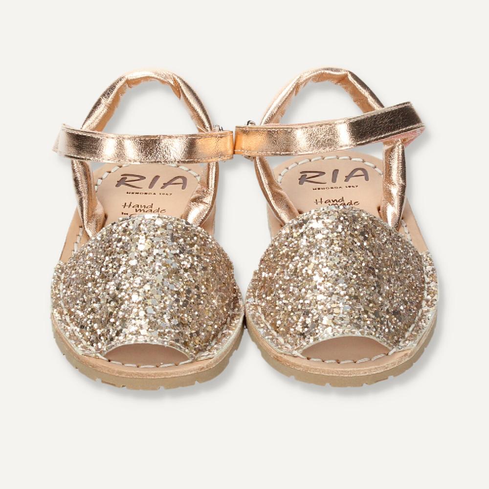 Ria Menorca Menorquina atada Marbella Glitter Peach Mejor oferta