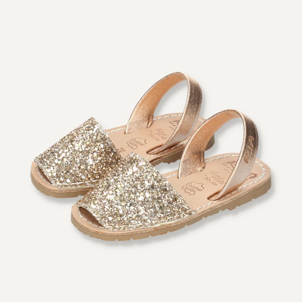 Ria Menorca Menorquina niña Marbella Glitter Peach Rebajas online