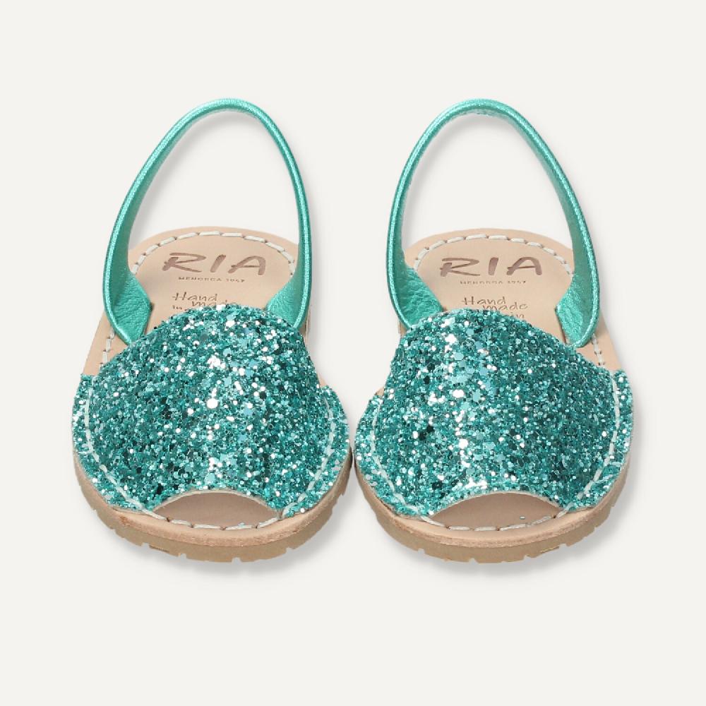 Ria Menorca Menorquina niña Marbella Glitter Jade Descuentos del mes