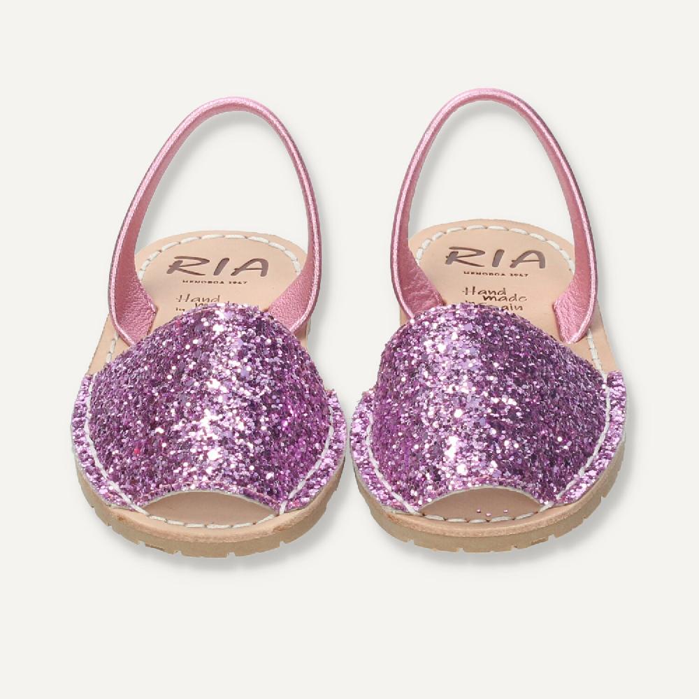 Ria Menorca Menorquina niña Marbella Glitter Rosa Oferta exclusiva
