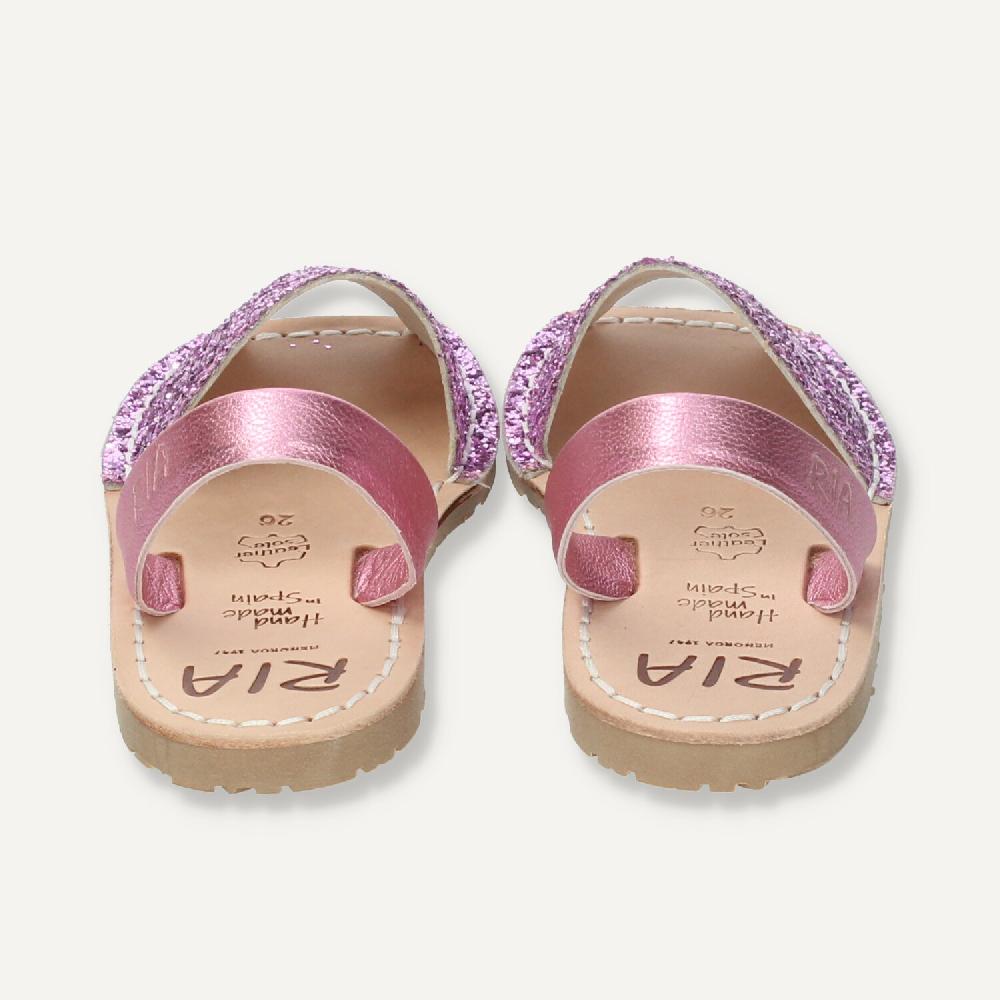 Ria Menorca Menorquina niña Marbella Glitter Rosa Oferta exclusiva