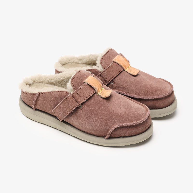 satorisan Uwabaki Clog Strap Suede Promoción por tiempo limitado