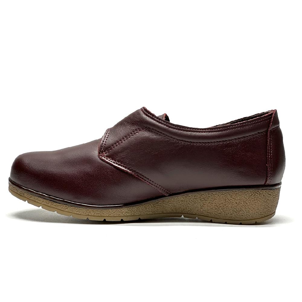 segarra 7540 Zapato Velcro Burdeos