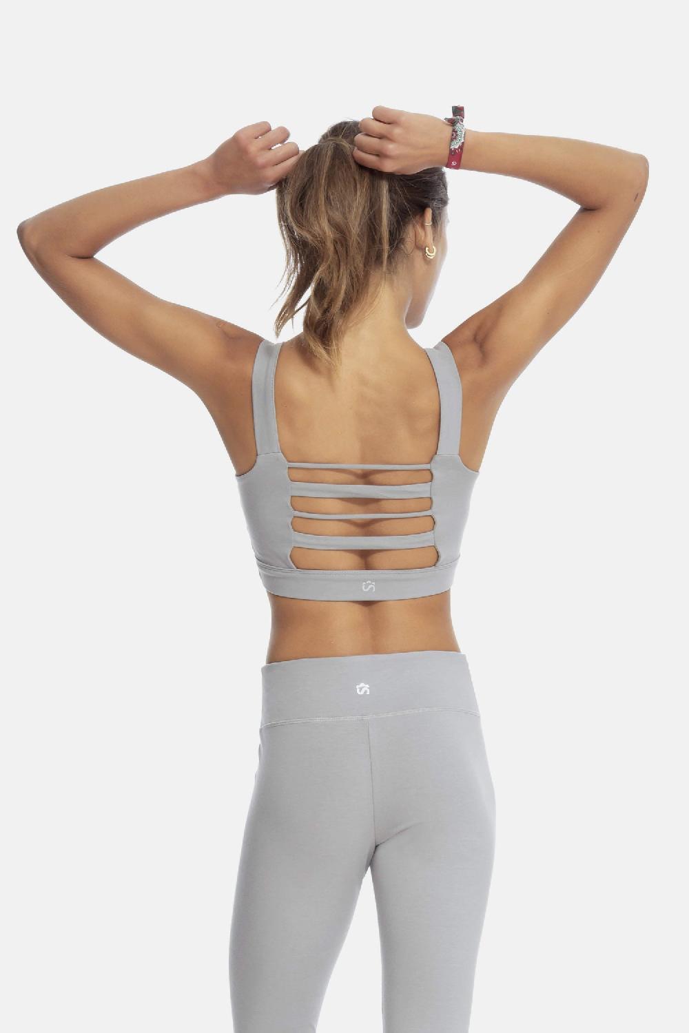shambhala barcelona Bra Flow Gris Tienda de fábrica