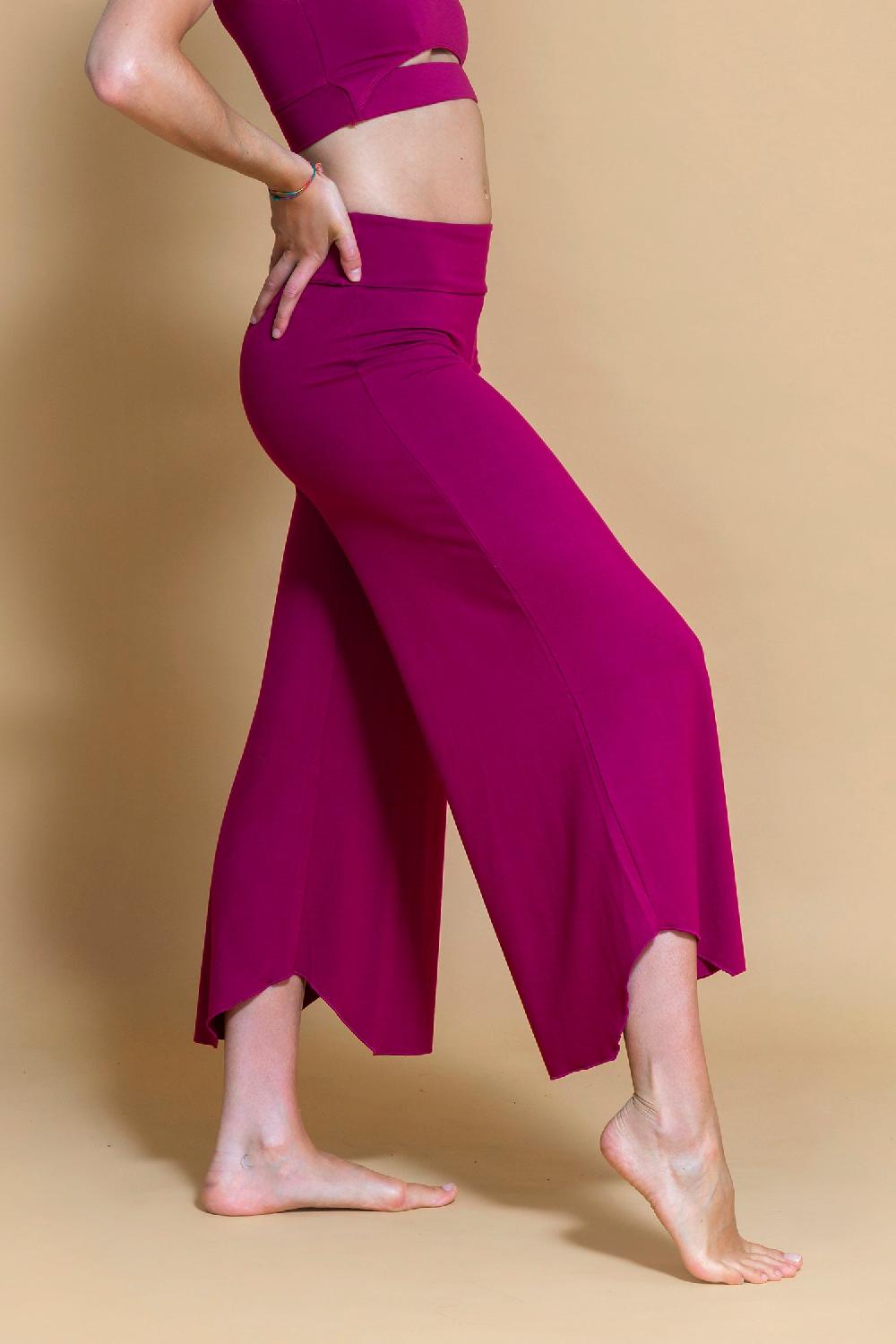 shambhala barcelona Pantalón Maya Ciruela Rebajas de fábrica