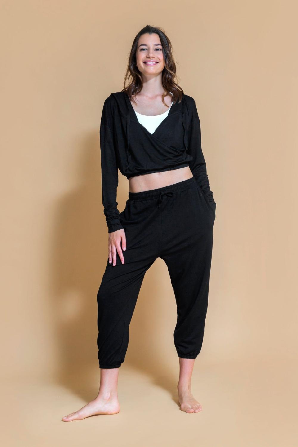 shambhala barcelona Pantalón Prana Negro Rebajas online