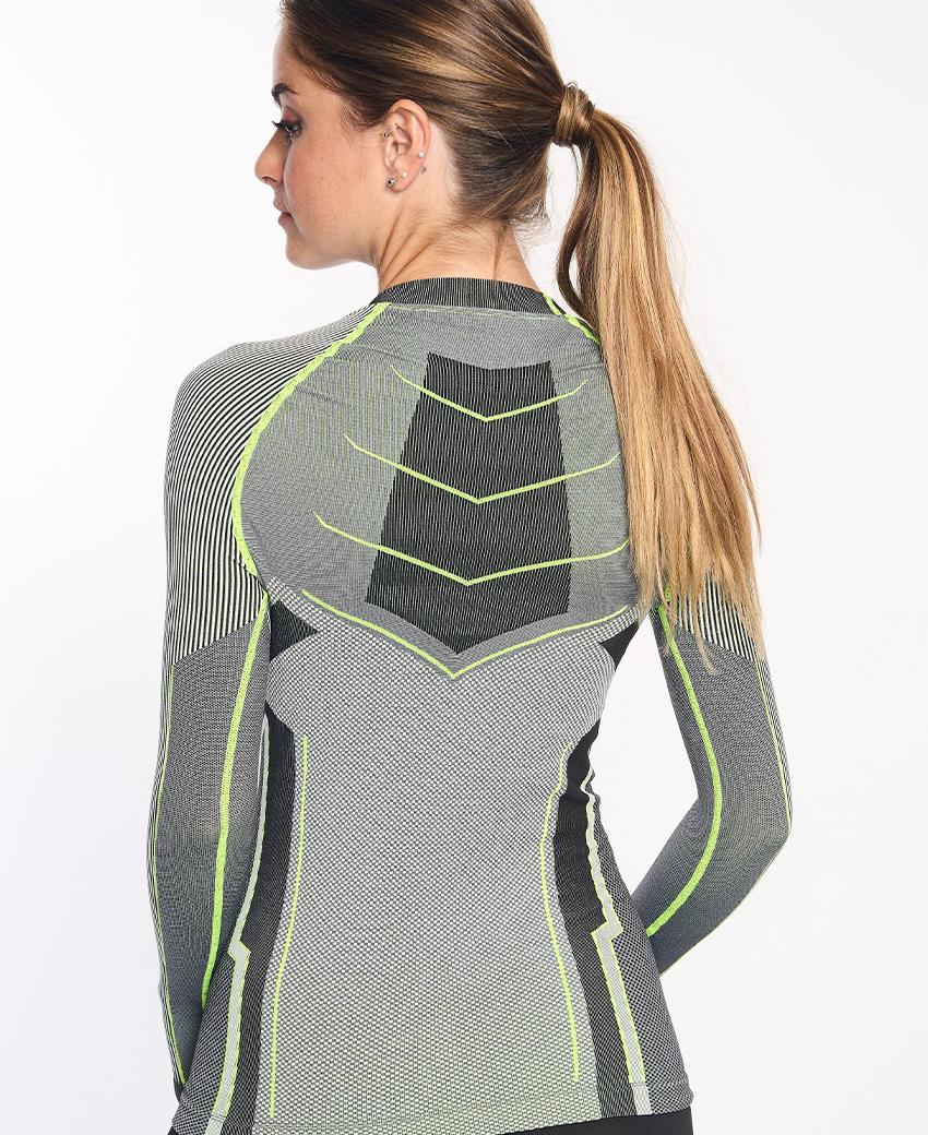 sport hg VERGES Camiseta de manga larga con fibra de carbono amarillo fluor Solo queda un día