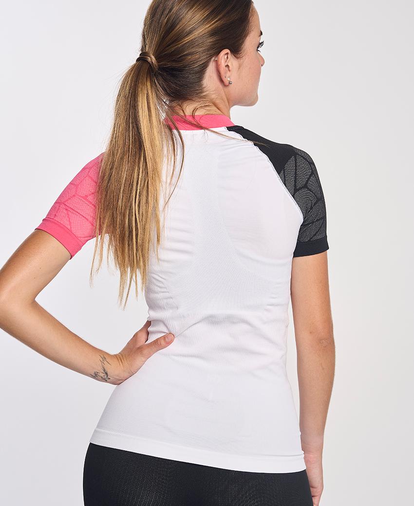 sport hg PRO TEAM Camiseta de manga corta con fibra de carbono blanco Limitado a 3 días
