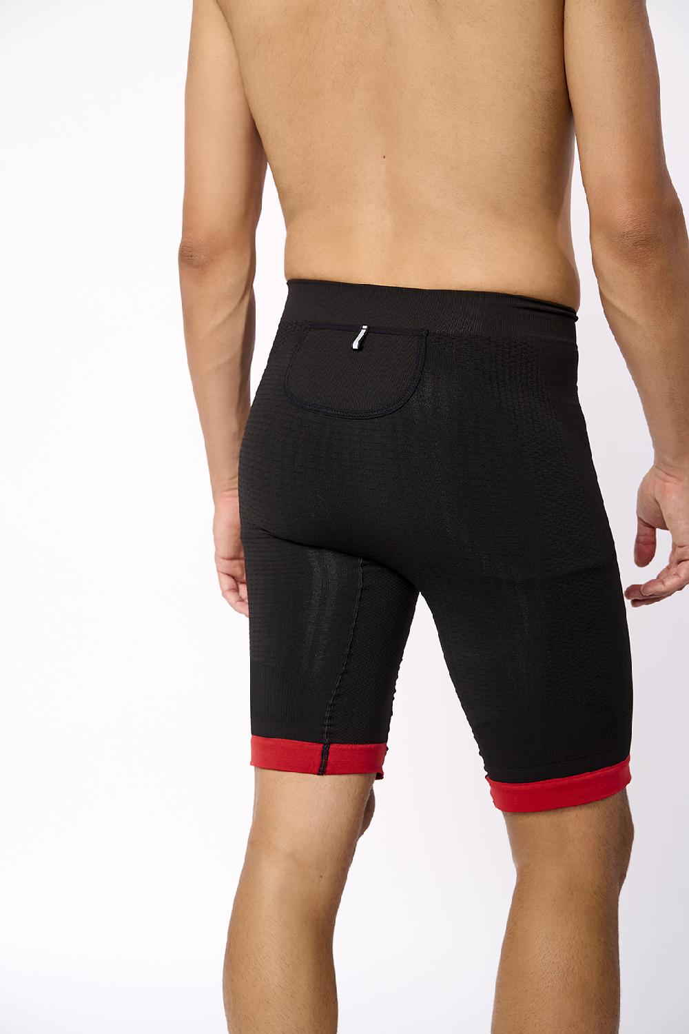 sport hg KERRY Malla corta con fibra de carbono rojo Ofertas especiales
