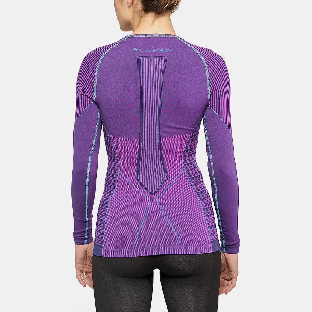 sport hg C-XTREM Camiseta femenina de manga larga con fibra de carbono morado Mejor oferta