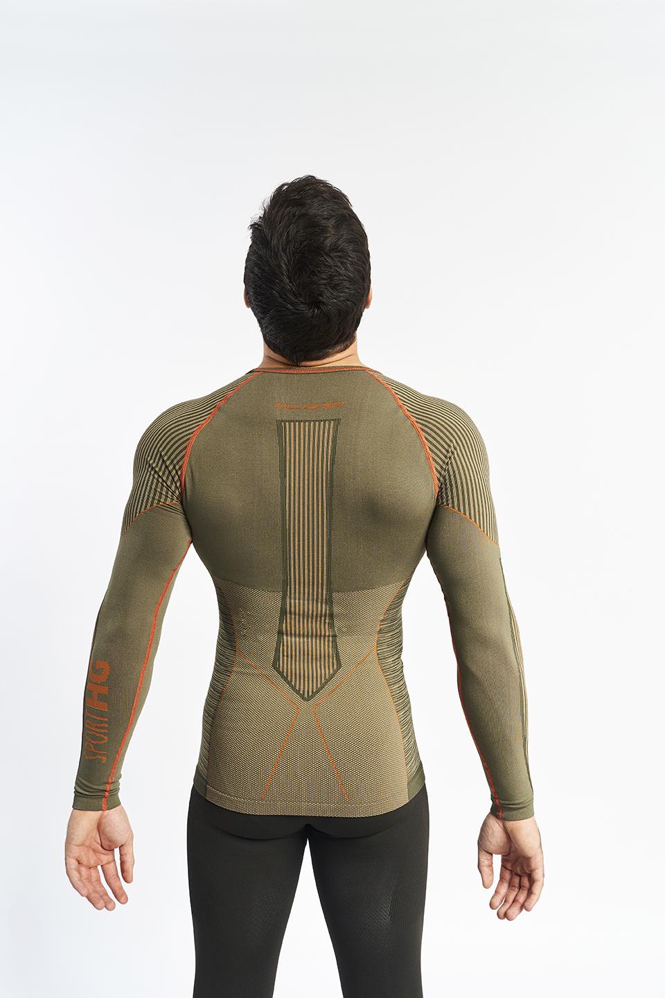 sport hg C-XTREM Camiseta masculina de manga larga con fibra de carbono arena Rebajas top