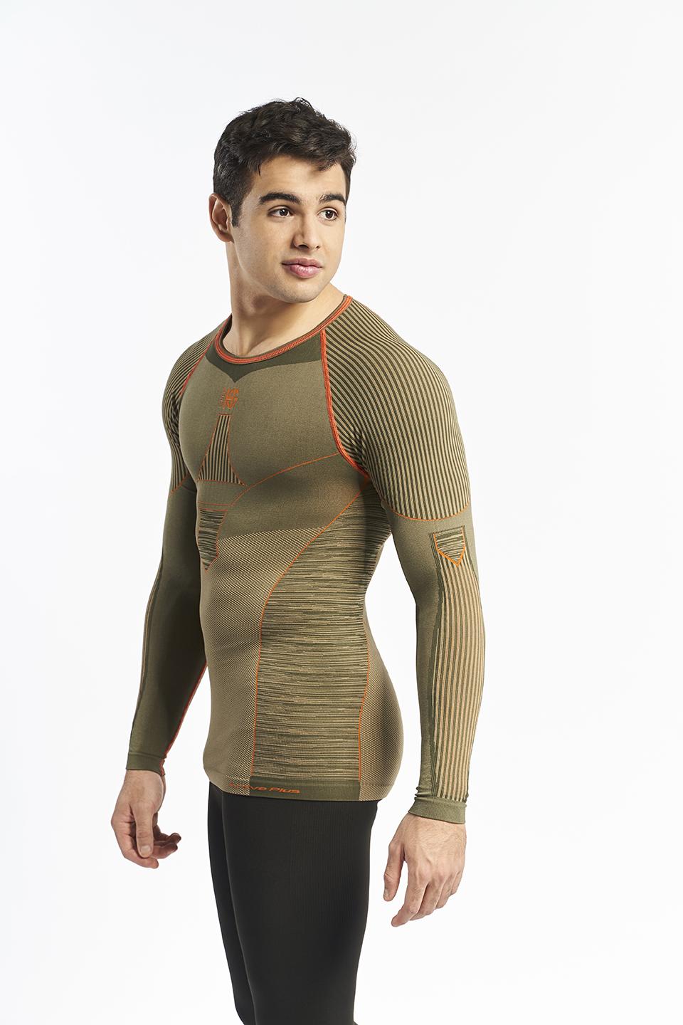 sport hg C-XTREM Camiseta masculina de manga larga con fibra de carbono arena Rebajas top