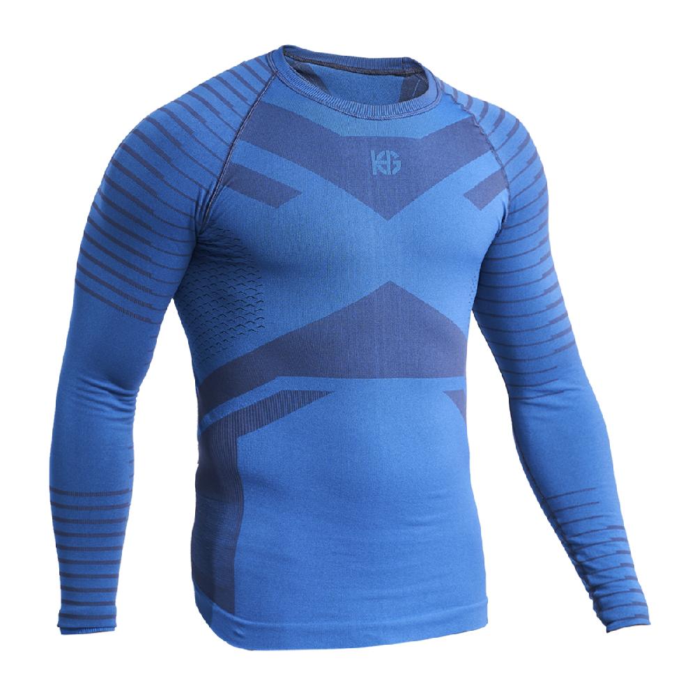 sport hg GRIMSEY Camiseta masculina de manga larga con fibra de carbono azul ÚLTIMAS EDICIONES