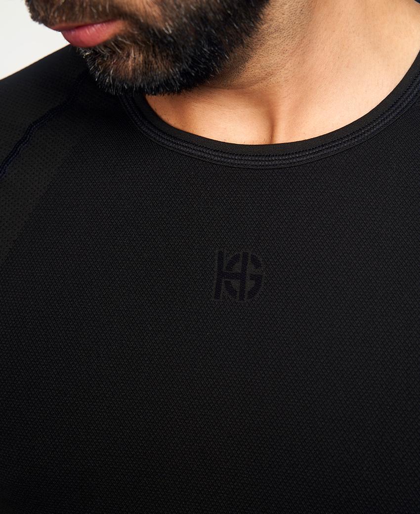 sport hg BASIS Camiseta de manga corta negro Promoción por tiempo limitado