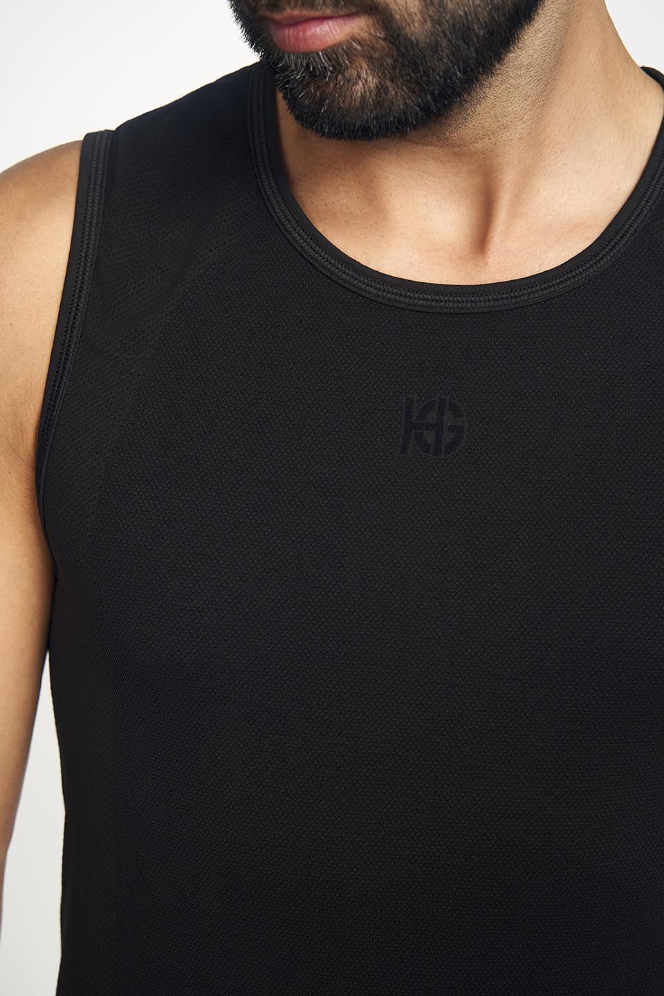 sport hg BASIS Camiseta sin mangas negro Promoción trimestral