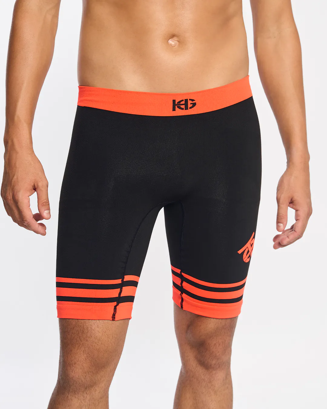 sport hg DALES 2.0 Malla corta con fibra de carbono naranja