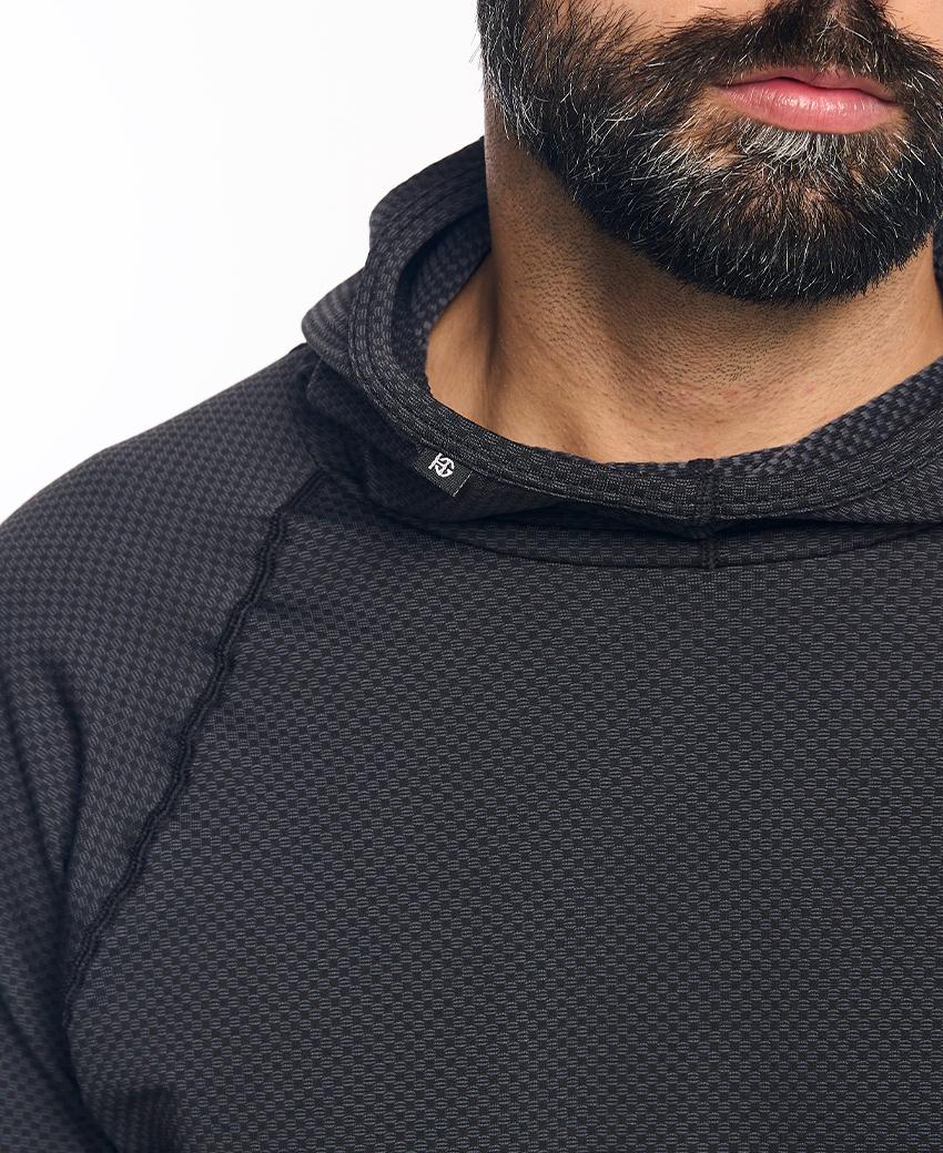 sport hg JOTUN Sudadera técnica con capucha negro asfalto COMPRAR AHORA