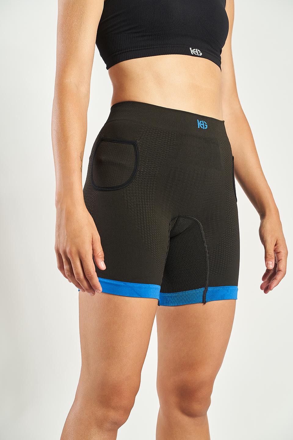 sport hg KERRY Malla corta técnica negro/azul Descuentos del mes