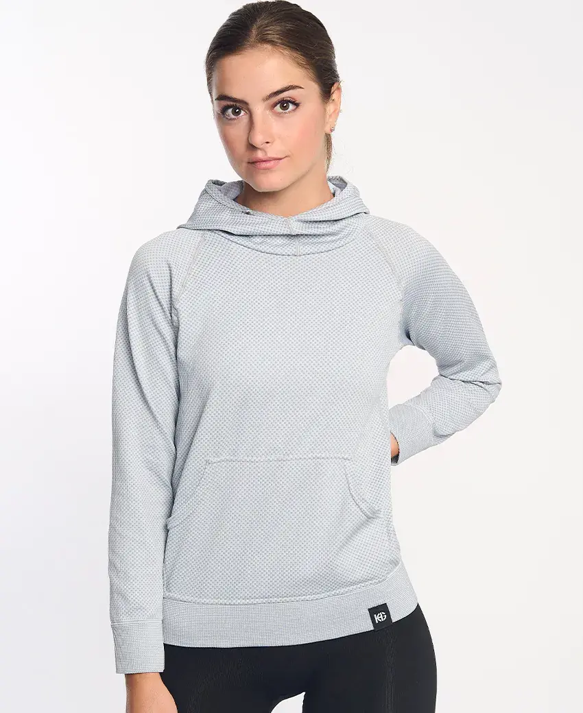 sport hg JOTUN Sudadera técnica con capucha blanco hueso