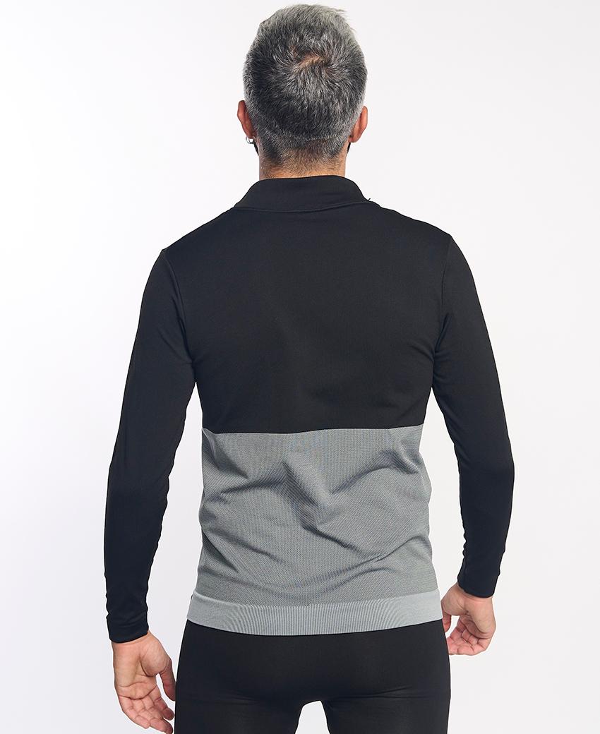 sport hg KOMI Chaqueta técnica negra y gris Mejor oferta