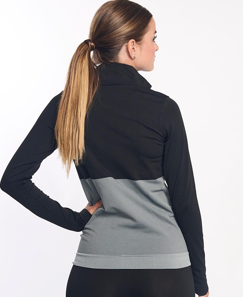 sport hg KOMI Chaqueta técnica negra y gris Rebajas online