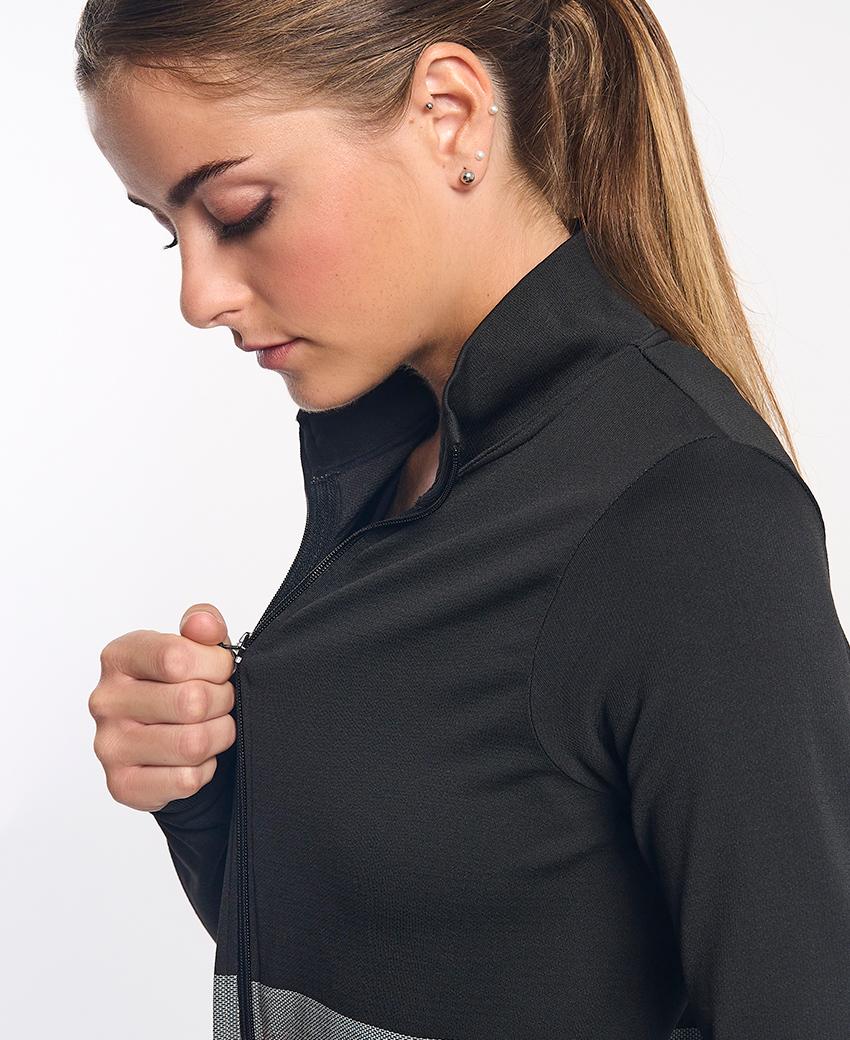 sport hg KOMI Chaqueta técnica negra y gris Rebajas online
