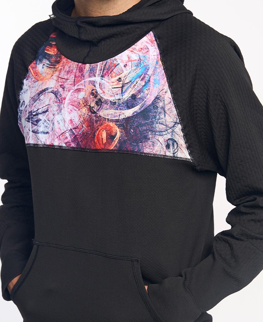 sport hg KONG Sudadera técnica estampada con capucha Envío internacional gratuito