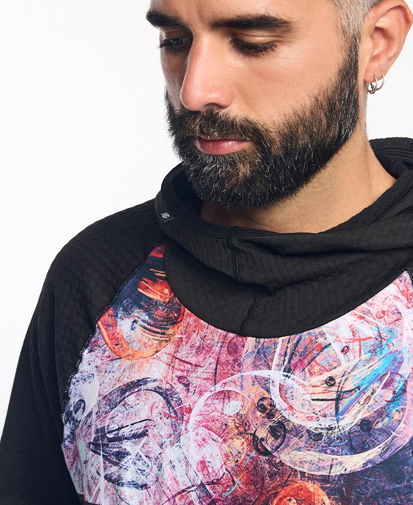 sport hg KONG Sudadera técnica estampada con capucha Envío internacional gratuito