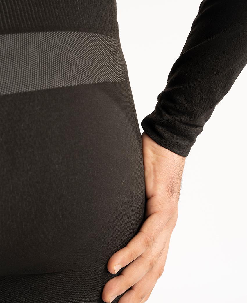 sport hg BASIS Malla pirata técnica negro Última moda