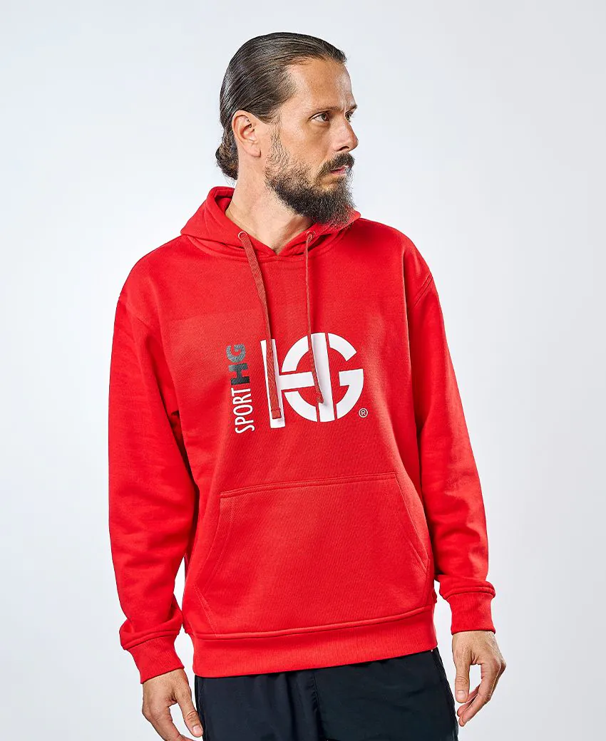 sport hg CLASS Sudadera de algodón roja