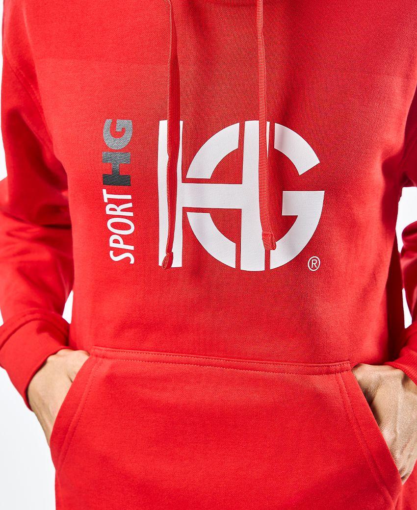 sport hg CLASS Sudadera de algodón roja Devoluciones gratuitas