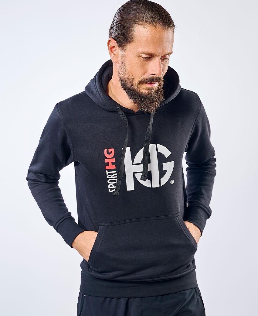 sport hg CLASS Sudadera de algodón negra 2025